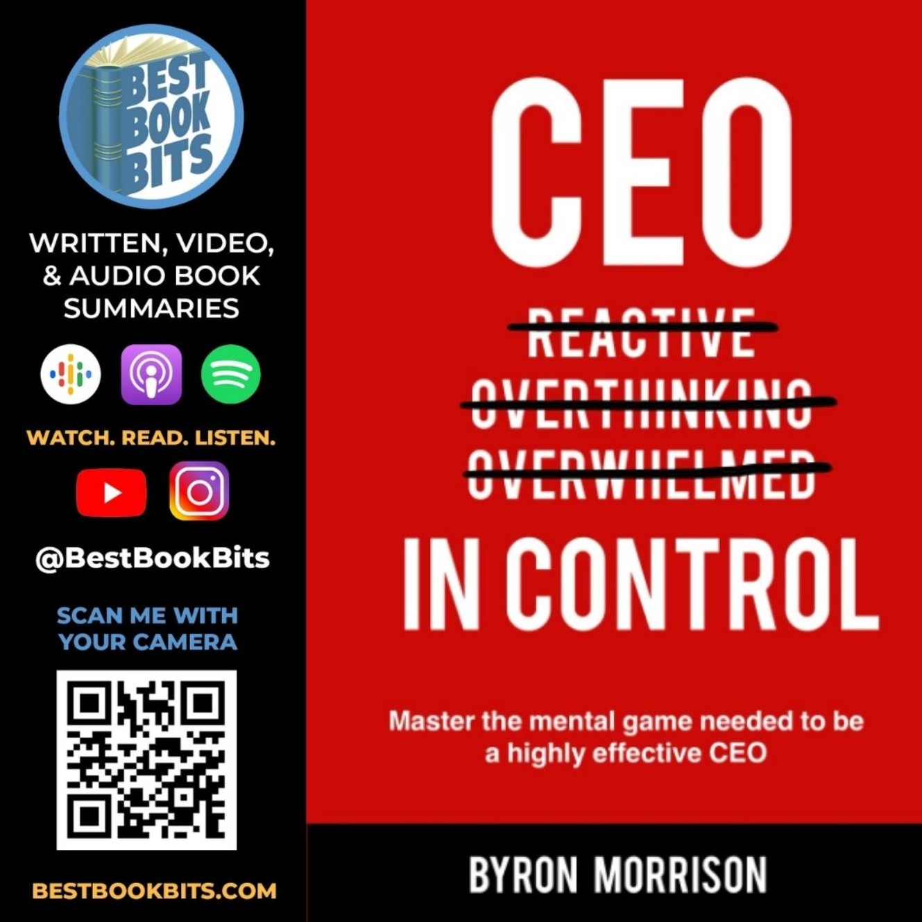 Byron Morrison Interview | CEO In Control: How to be a highly effective CEO