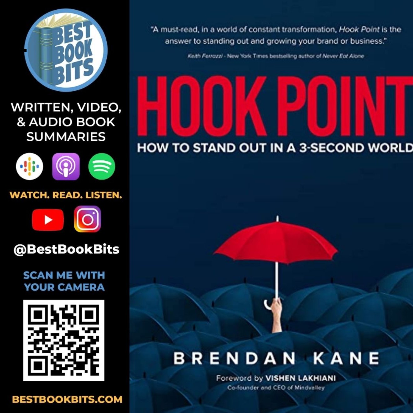 Brendan Kane Interview | Author of Hook Point &amp; One Million Followers | Podcast