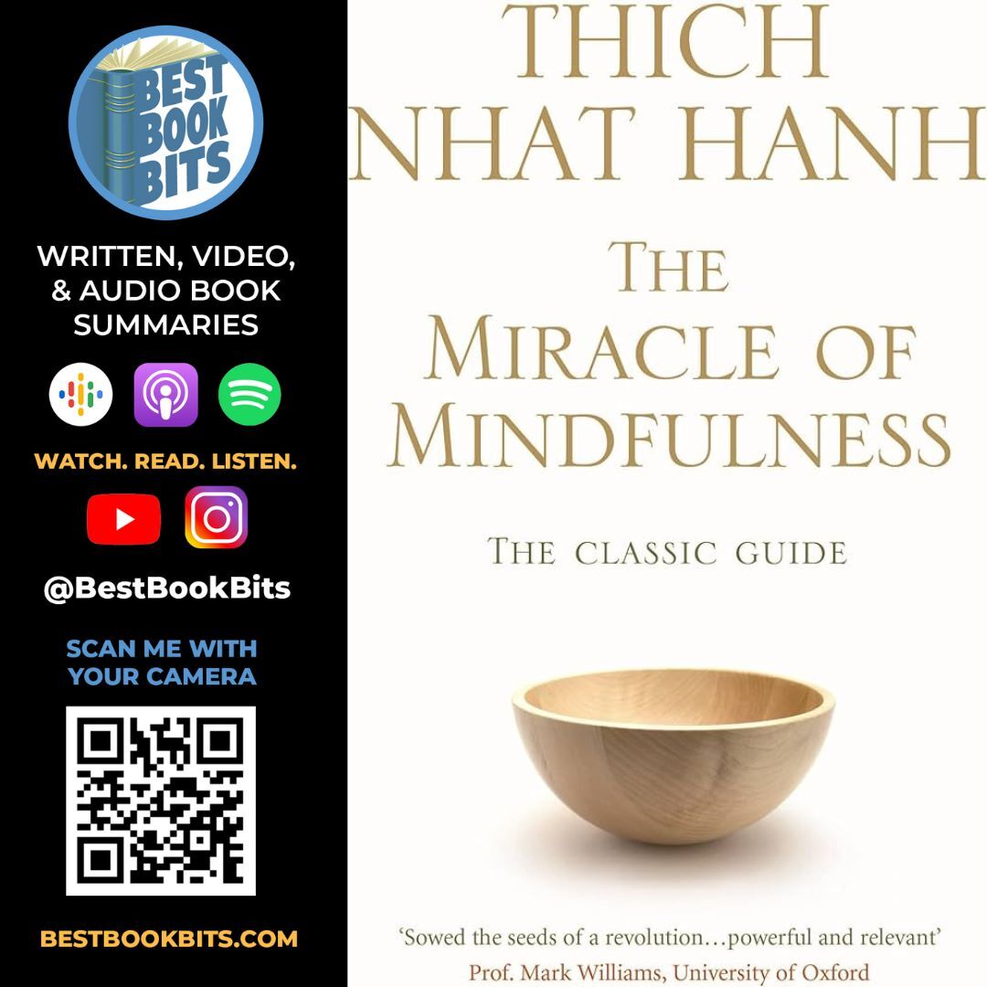 The Miracle of Mindfulness by Thich Nhat Hanh  Book Summary