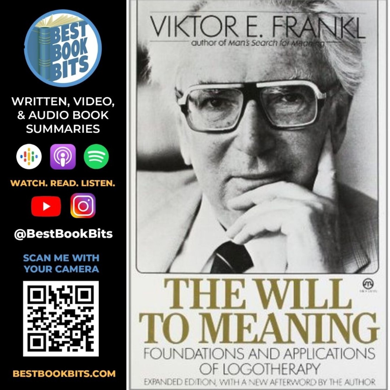 The Will to Meaning: Foundations and Applications of Logotherapy by Viktor Frankl Book Summary