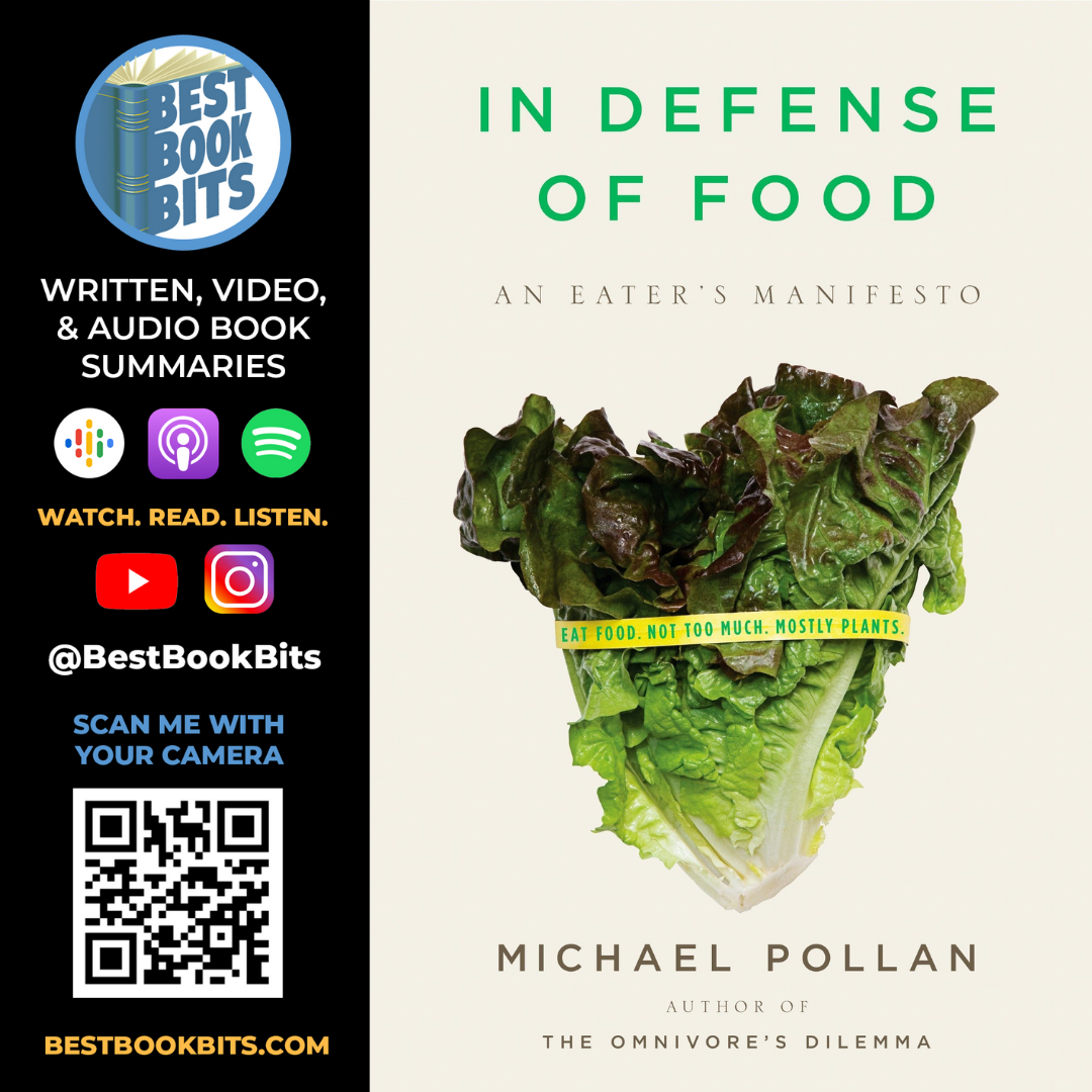 In Defense of Food An Eater's Manifesto Book by Michael Pollan