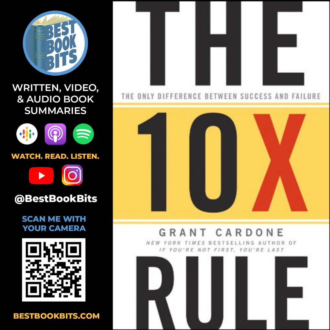 The 10X Rule | Author Grant Cardone | The Only Difference Between Success and Failure | Book Summary