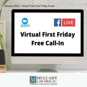 January 2022 - Virtual Free First Friday Event