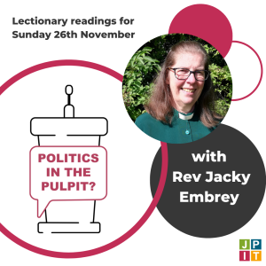 Episode 105: with Rev Jacky Embrey for Sunday 26 November