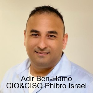 Nachshon Pincu hosts Adir Ben-Hamo Phibro Israel CIO and CISO about factory cyber protection נחשון פינקו מארח את אדיר בן חמו המנמ”ר וסיסו של חברת פיברו ישראל בשיחה על מערך הגנה מפעלי מול איומי סייבר