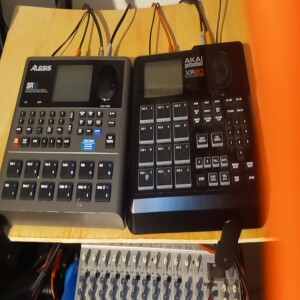 Thursday Night Mixing Drum Beats from Alesis SR-18