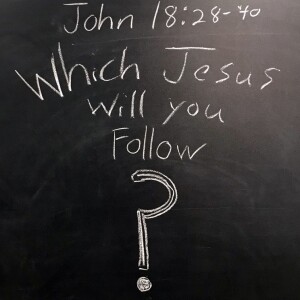 Which Jesus will You Follow? John 18:28-40