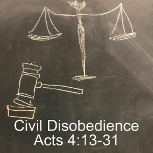 Civil Disobedience; Acts 4:13-31