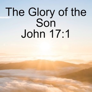 John 17:1 The Glory of the Son