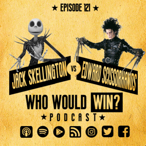 Jack Skellington vs Edward Scissorhands in a Pumpkin Carving Contest