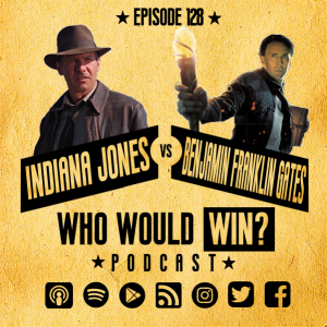 Indiana Jones vs Benjamin Franklin Gates in Geocaching