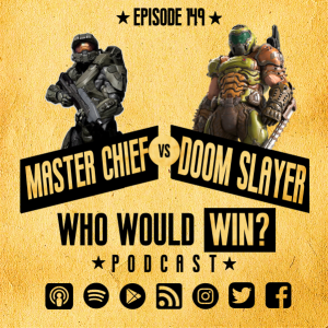 Master Chief vs Doom Slayer in defending New York City from the Chitarui Invasion