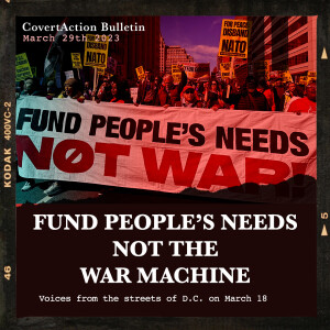 Fund People’s Needs, Not the War Machine: Voices from the streets of D.C. on March 18