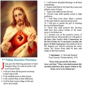 First Friday Devotion to the Sacred Heart
