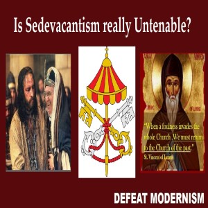 Is Sedevacantism really Untenable? (Response to Peter Kwasniewski)