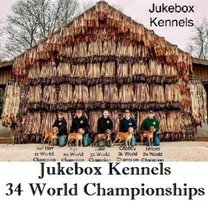 Chuck Gaietto and Jukebox Kennels that have 34 World Championships.