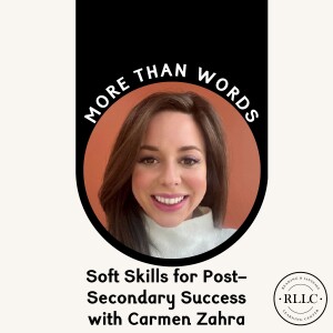 Soft Skills for Post Secondary Success Carmen Zahra