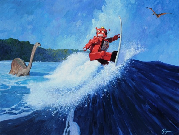 Ones and Zeros: Surfin' Robot!