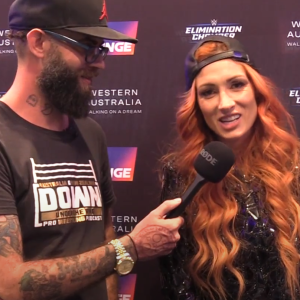 Interview with Becky Lynch - Elimination Chamber Perth