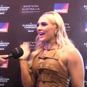 Interview with Tiffany Stratton - Elimination Chamber Perth