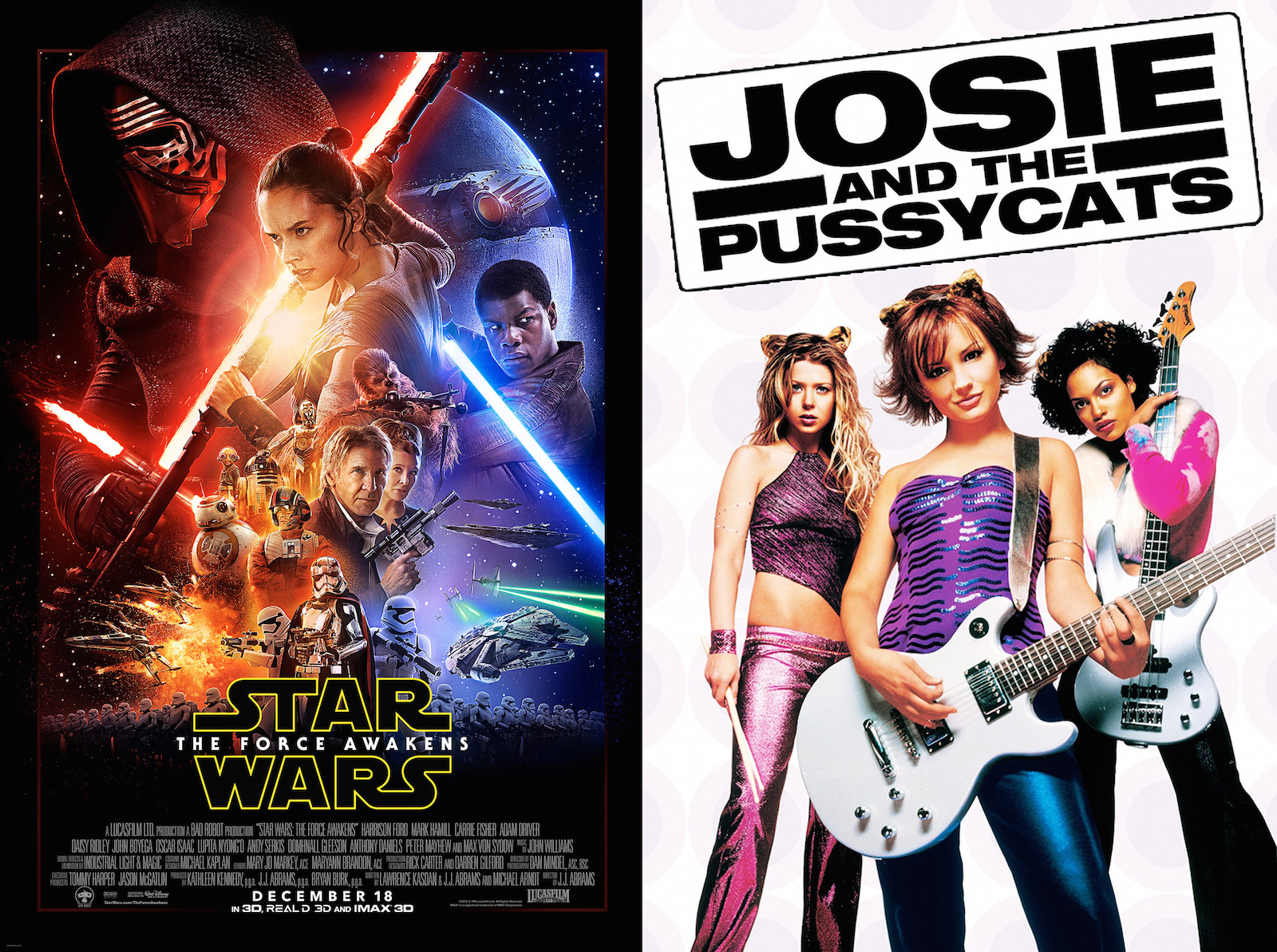 EPISODE 1: Josie and the Pussycats/Star Wars: The Force Awakens
