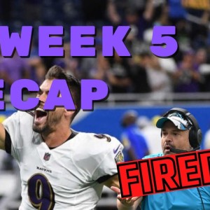 NFL Week 5 Recap | Rhule FIRED - Devante Adams Push  - Roughing the Passer BS - Justin Tucker GOAT - Kelce 4 TDs