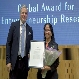 Entrepreneuriat et action humaine: pourquoi le prix reçu par la chercheuse Saras Sarasvathy est important
