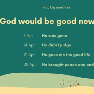28 Apr 2024 - God would be good news if he brought peace and ended suffering - Revelation 21:1-8