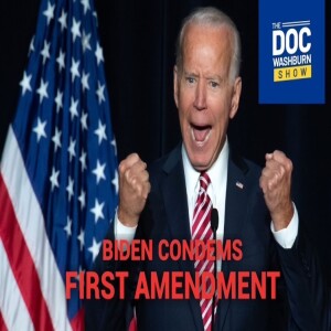 Biden Condems 1st Amendment