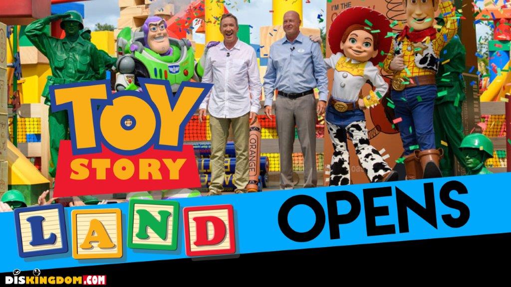 Toy Story Land Opens At Disney's Hollywood Studios