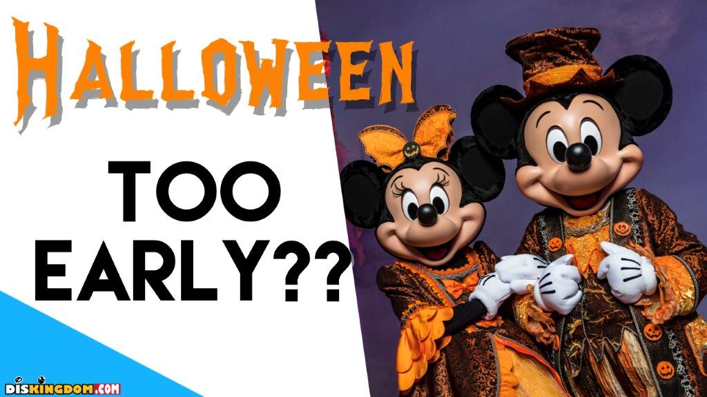 Does Disney Celebrate Halloween Too Early?