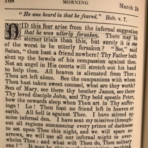 Spurgeon's Morning and Evening Mar 24 AM