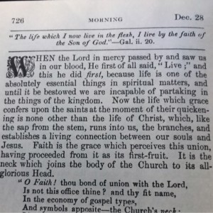 Spurgeon's Morning and Evening Dec 28 AM