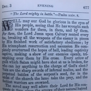 Spurgeon's Morning and Evening Dec 3 PM