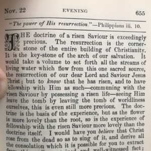 Spurgeon's Morning and Evening Nov 22 PM