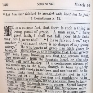 Spurgeon's Morning and Evening Mar 14 AM