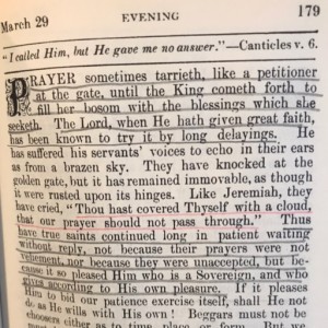 Spurgeon's Morning and Evening Mar 29 PM