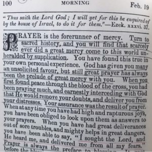 Spurgeon's Morning and Evening Feb 19 AM