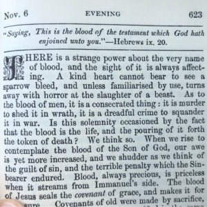 Spurgeon's Morning and Evening Nov 6 PM