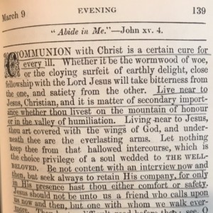 Spurgeon's Morning and Evening Mar 9 PM