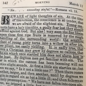 Spurgeon's Morning and Evening Mar 11 AM