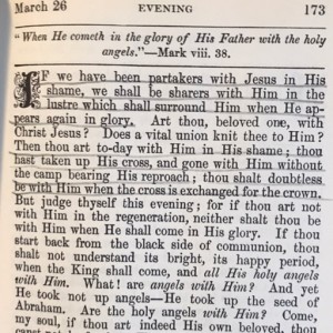 Spurgeon's Morning and Evening Mar 26 PM