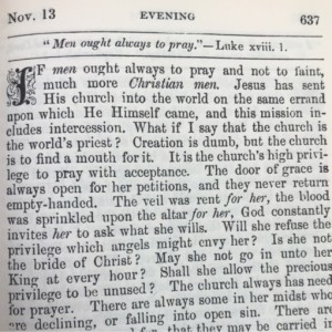 Spurgeon's Morning and Evening Nov 13 PM
