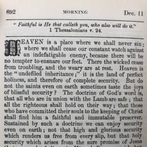 Spurgeon's Morning and Evening Dec 11AM