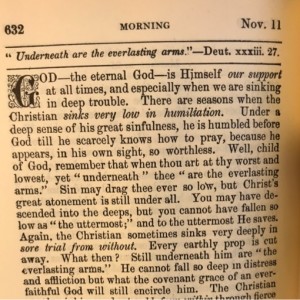 Spurgeon's Morning and Evening Nov 11 AM