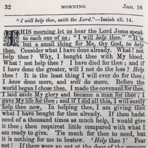 Spurgeon's Morning and Evening Jan 16 AM