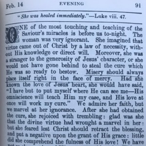 Spurgeon's Morning and Evening Feb 14 PM