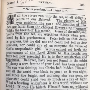 Spurgeon's Morning and Evening Mar 1 PM
