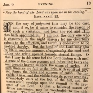 Spurgeon's Morning and Evening Jan 6 PM