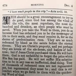 Spurgeon's Morning and Evening Dec 4 AM